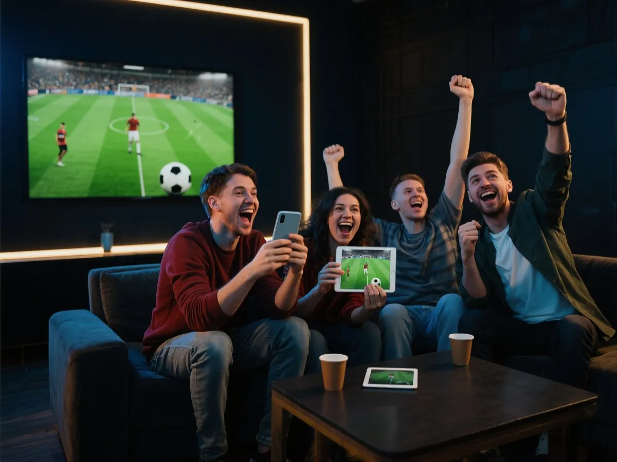 2026世界盃用戶觀看與登入情境示意